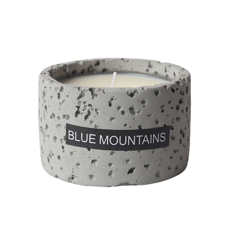 

Gray Cement Cup Home Decoration Candle Souvenir Handmade Soy Wax Fragrance Diffuser 3.5*12cm