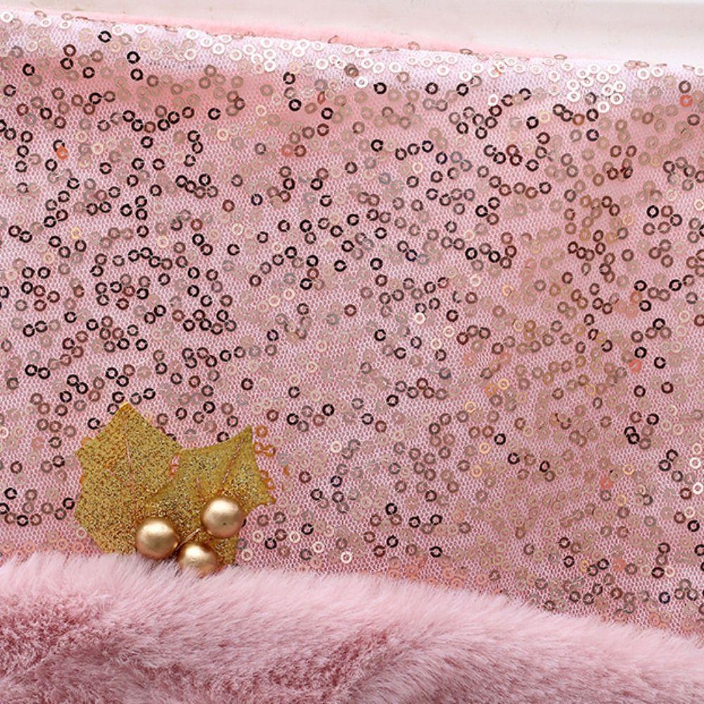 Decorative Pink Christmas Socks Large Capacity Hanging Sock Pendant Festival