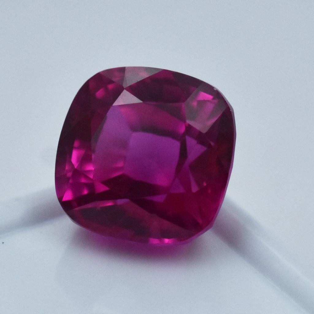 Natural Pink Sapphire Loose Gemstone 18-20 ct Square Cushion Treated September Birthday Birthstone