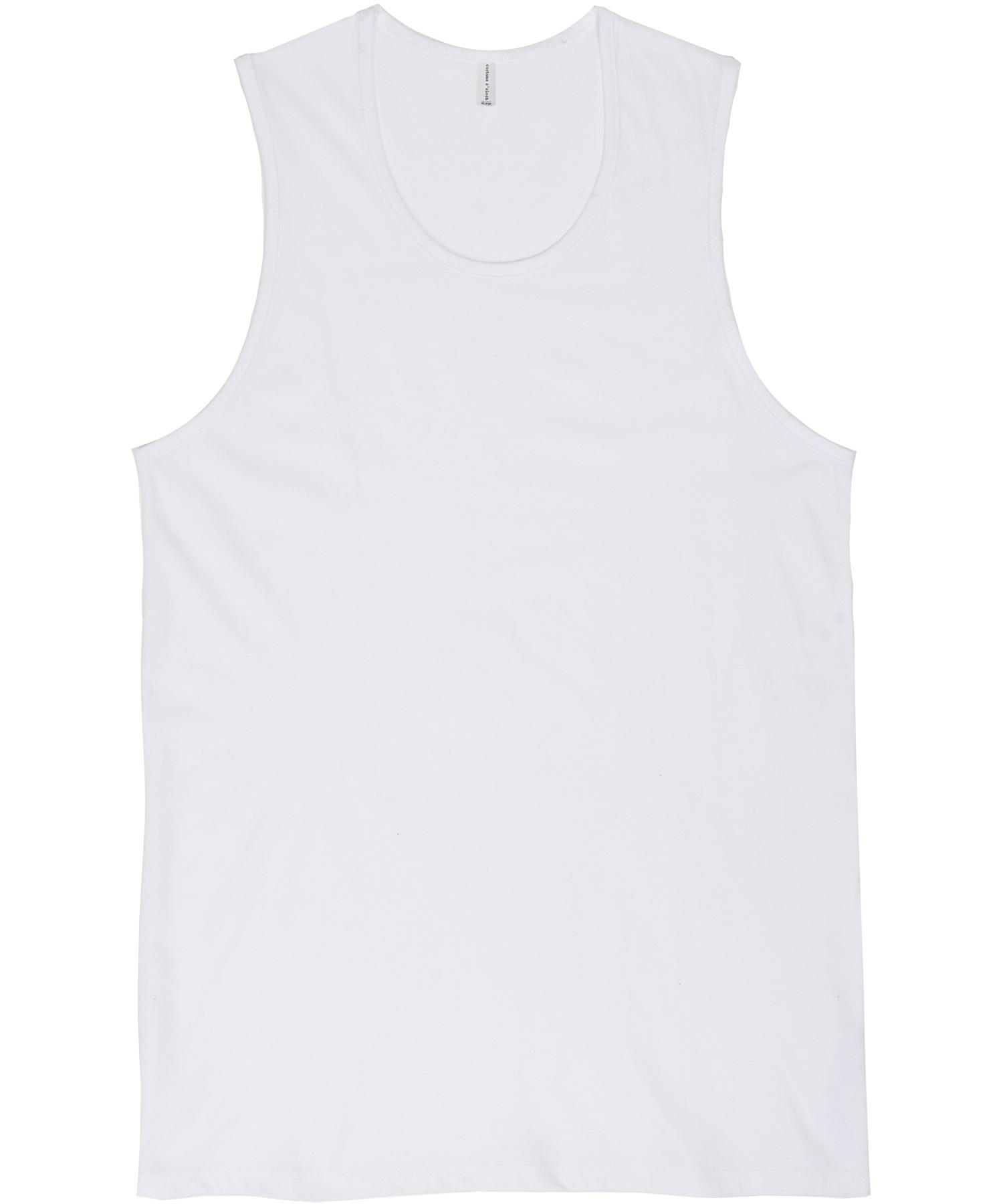 Custom A Clock Layered Sleeveless Tee White M