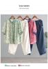 2025 Korean Plus-Size Retro Print Two-Piece Set for Women