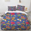 Kids Duvet Cover Sets Twin Boys Girls Bedding Set 3D Print Unicorn, Dinosaur, Bear, Bed Quilts Cover Sets  For Adult,Single Size