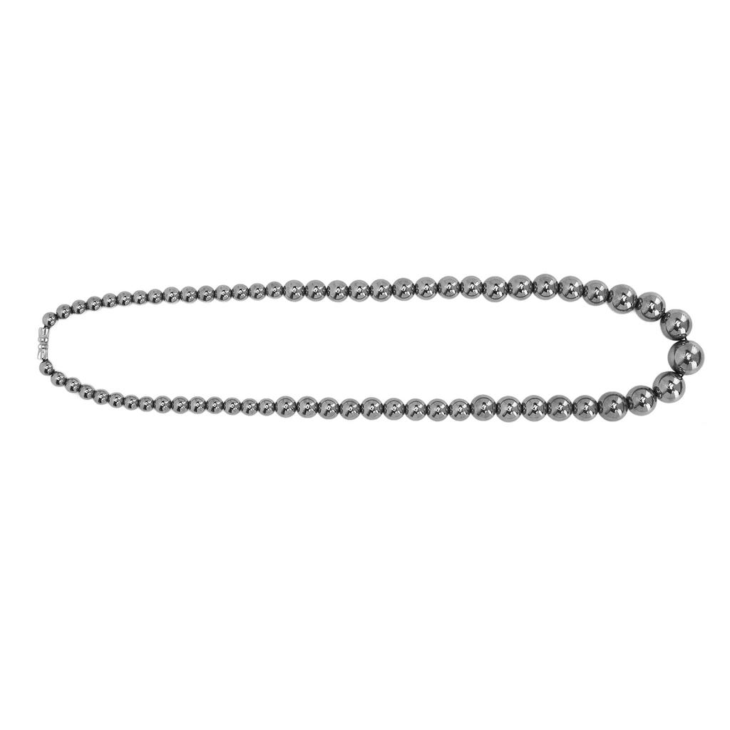 Terahertz Stone Necklace Unisex Simple Fashionable Pain Relief Therapy Energy Stone Necklace Gift