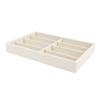 8 Slot Sunglasses Display Case Soft Velvet Lining Eyeglasses Storage Organizer for Drawers Showcases