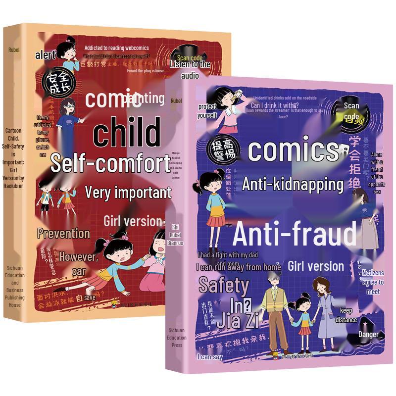 Girls Self-Protection Comic Book Set (2 Volumes)
