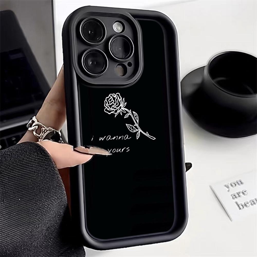 Ae79 Femme Framed Black Art Protective Phone Cases for Xiaomi Poco X5 M6 Redmi Note 13 12 11 Pro 13C 12C A3 9 10 12S Angel Eyes TPU Back Cover