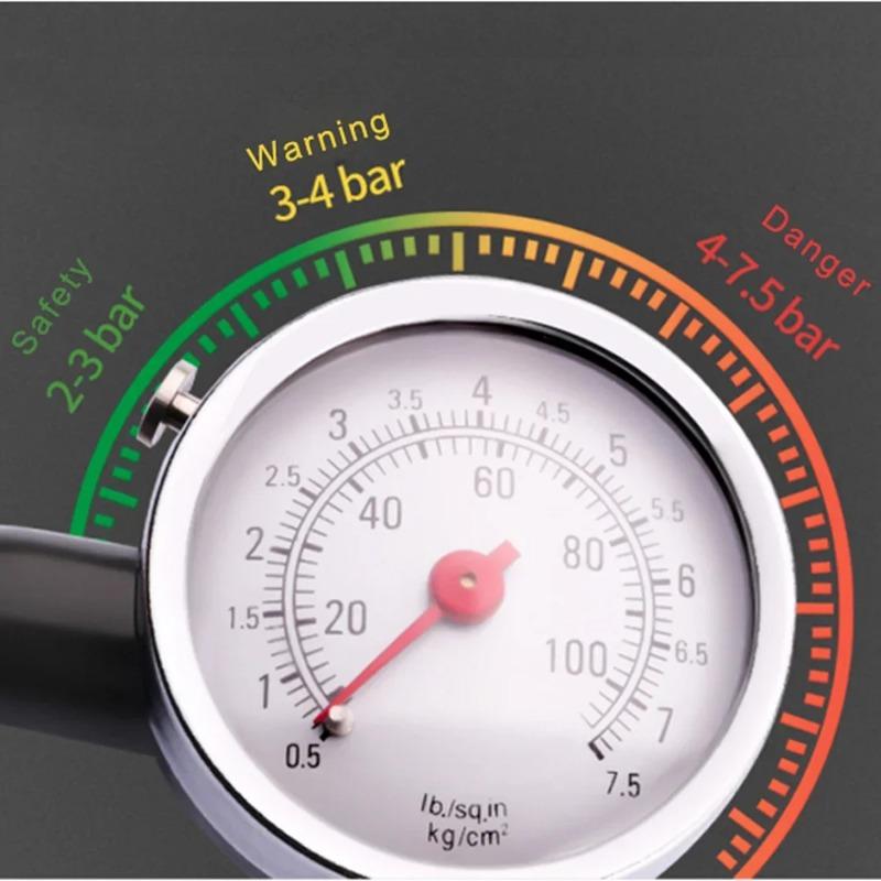 Digital Tire Pressure Gauge - High Precision PSI/Bar/kPa Reading w Deflation Valve Tool for Car Truck Motorcycle Bike Auto Care