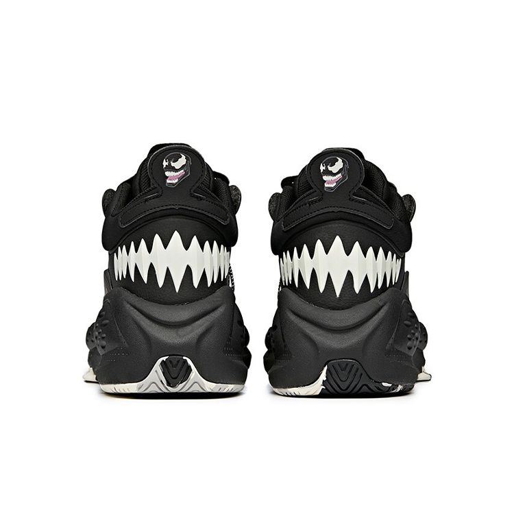 Anta Lifestyle Series Dominance Venom Collaboration Non-Slip Shock Absorption Low-Top Skate Shoes Men Skate Shoes Black White 112048080S-10