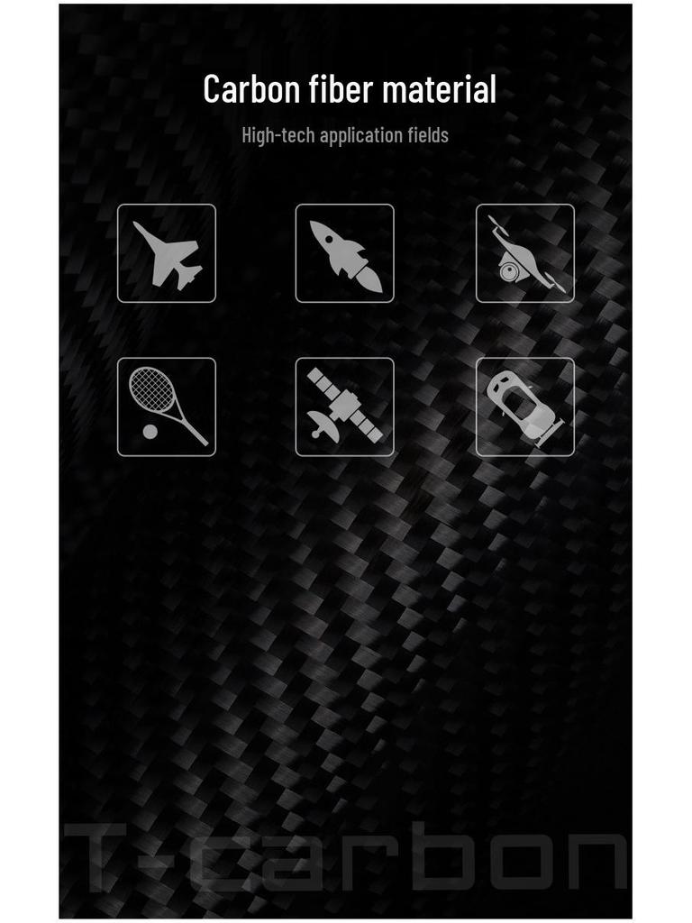 True Carbon Fiber Key Shell Cover for Toyota Highlander, Levin, and Corolla Folding Key