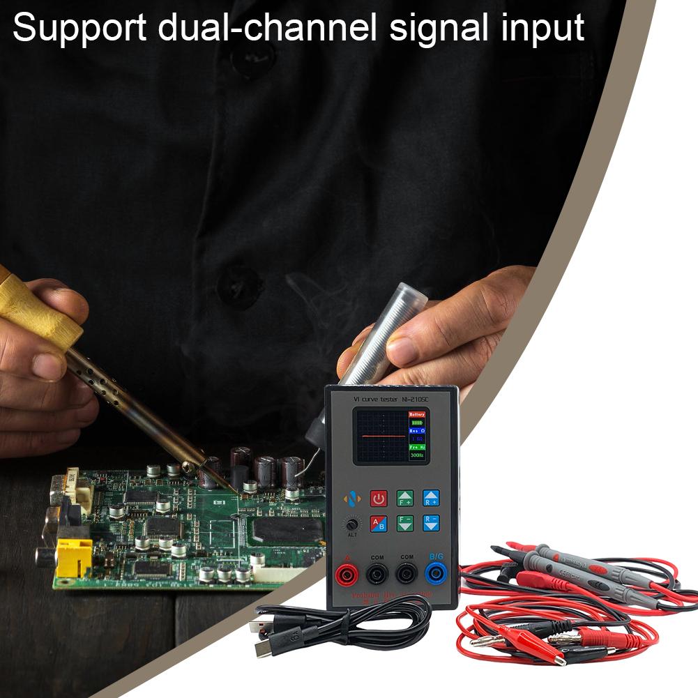 Dual Channel VI Curve Tester 18 Gear Frequency Adjustable Circuit Board On-Line Tester Dual-channel VI Curve Tester ASA Tester
