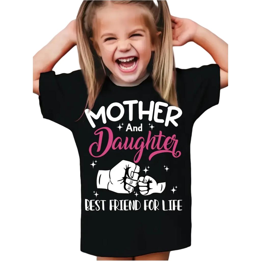 Pink Girl Top Kids Tshirt Toddler Summer Clothes Breathable Cute Boys Clothing Casual Short Sleeve Crew Neck Top Junior T-Shirt