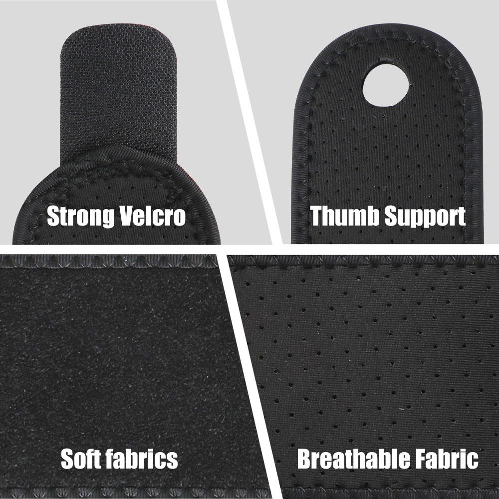 Tutore per Polso Regolabile Perfetto per Donne e Uomini Fascia di Supporto Cinturino Tutore per Tunnel Carpale Mano Fitness Adatto Sia Mano Destra Sinistra