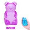 1pc Bead Filled Ultra Soft Bear Stress Ball, 3.5in High Density Slow Rebound Sensory Toy for Classroom Prize