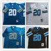 Detroit Lions Vintage Fotbalový Dres Retro Vyšívané Sportovní Fanouškovské Oblečení Pánské