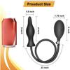 Inflatable Butt Plug for Women Silicone Anal Balloon Pump Butt Plug Anal Dilator Beginners Adults Sex Toys for Men Women