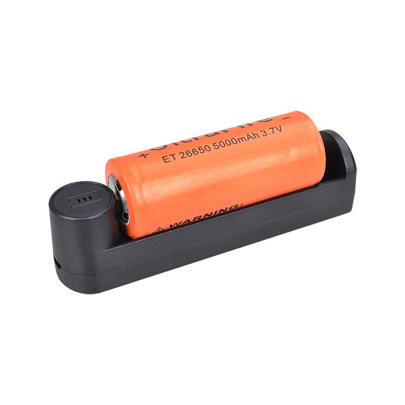 3.7V Smart Charger for Li-ion Batteries Auto-Stop Fully Charged, Fits 26650/18650/21700/16340/14500 For Flashlights E-Cigarettes