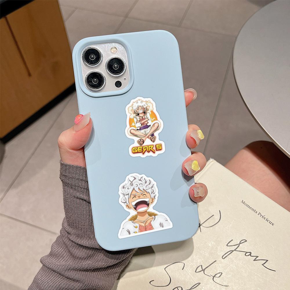 55/110 New One Piece Luffy Gare 5 Graffiti Stickers Suitcase Notebook Water Bottle Stickers