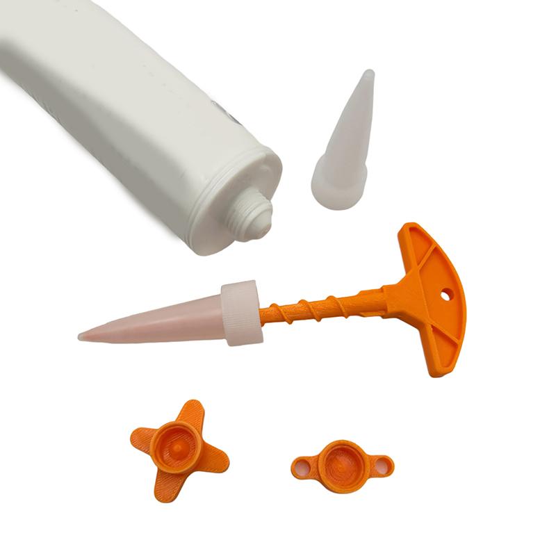 Multifunctional Sealant Nozzle Cleaner And Cap To Prevent Quick Drying Of Core Pipes Standard Size For Glass Glue Handy Diy Tool