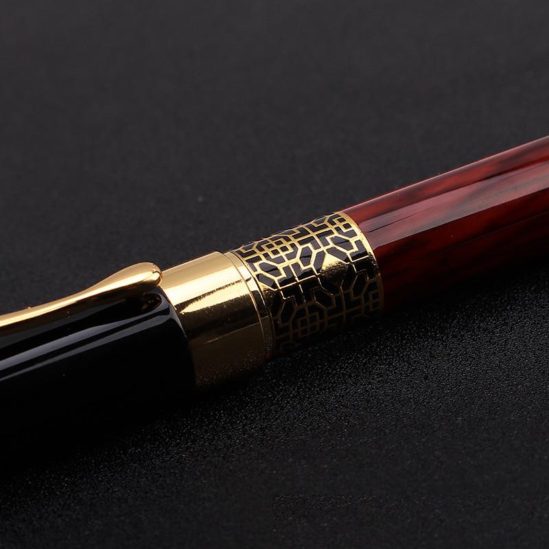 1pcs Classical Fountain Pen Wood Grain High-grade Business Pen Metal Signature Fountain Pen