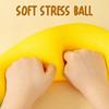 Banana Squeeze Toy Soft Rubber Stress Relief Toy Fun Pinch Sensory Toy Portable Fidget Toy Safe for Kids Adults Anxiety Relief Gift