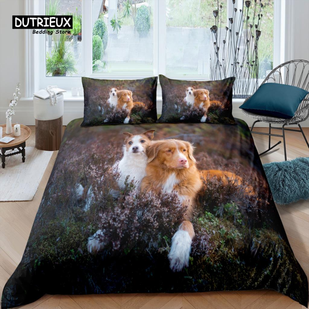 

Главная Жизнь Роскошный 3D комплект постельного белья для собак Пододеяльник Комплект наволочек Детский комплект постельного белья Queen и King Размеры ЕС/США/Австралия/Великобритания EU single(135x200cm)