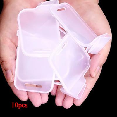 10 Pcs Refrigerator Partition Board Storage Retractable Plastic Divider Adjustable Partition Splint Kitchen Bottle Can Organizer