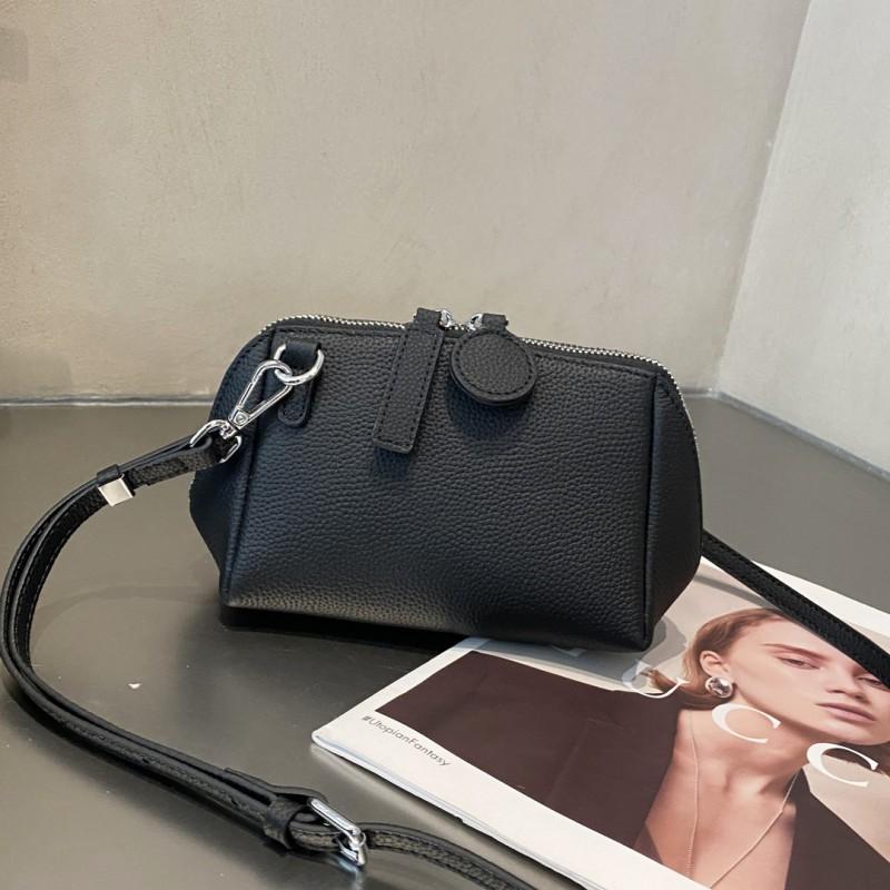 High End Minimalist Retro Crossbody Bag With Versatile Temperament Fashionable Stylish Handbag Shoulder чёрный