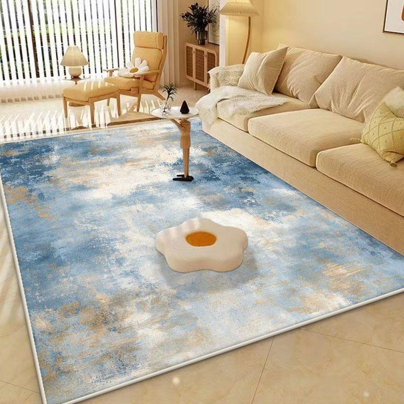 Modern Simple Style Plain Colour Carpet Living Room Non-slip Light Luxury Cute Girl Room Decor Rug Soft Washable Sofa Table Mat