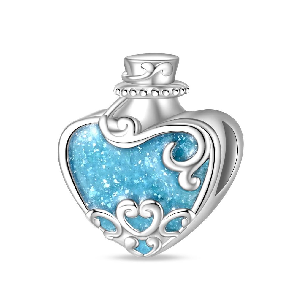 Ocean Style 925 Silver Turtle Seahorse Pendant Beaded Bracelet DIY Jewelry Making Accessories