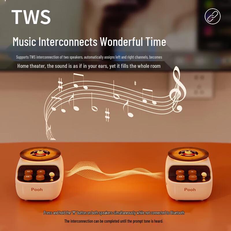 Disney Lotso Portable Vinyl Record Player Bluetooth Speaker