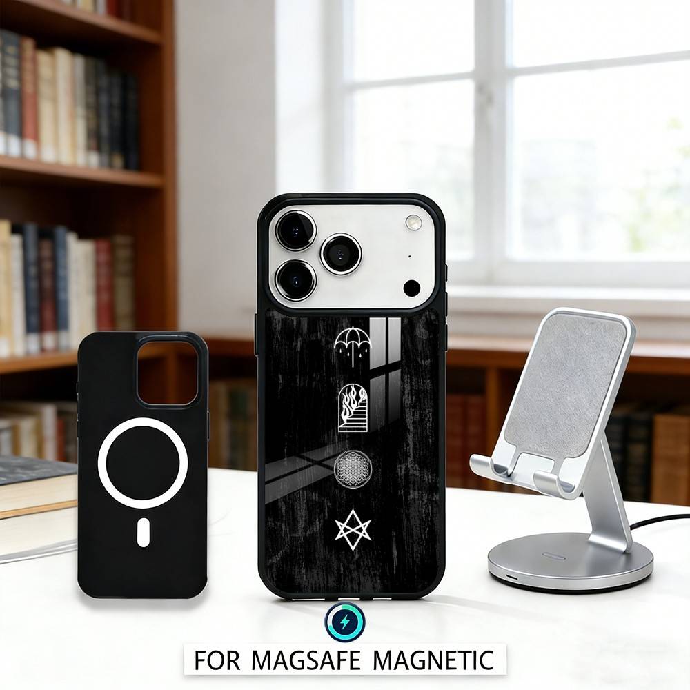 

Band B-Bring Me The Bmth H-HorizonS Phone Case For iPhone 17,16,15,14,13,12,Pro,Max For Magsafe Magnetic Wireless Charging iPhone12PROMAX