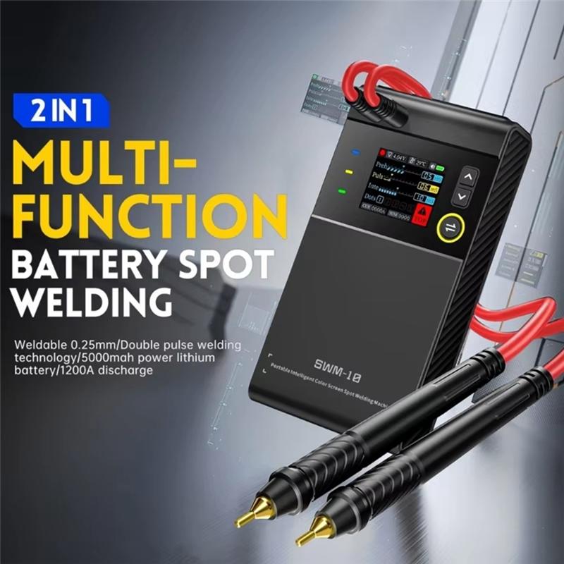 AD23-SWM-10 Handheld Welder DIY Mini Welding Machine 18650 Battery Pack Welding Tool 5000Mah Weldable 0.25Mm Spot Welder