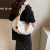 Leisure commuting large-capacity pu bag 2025 new versatile women's double shoulder back bag single shoulder tote bag