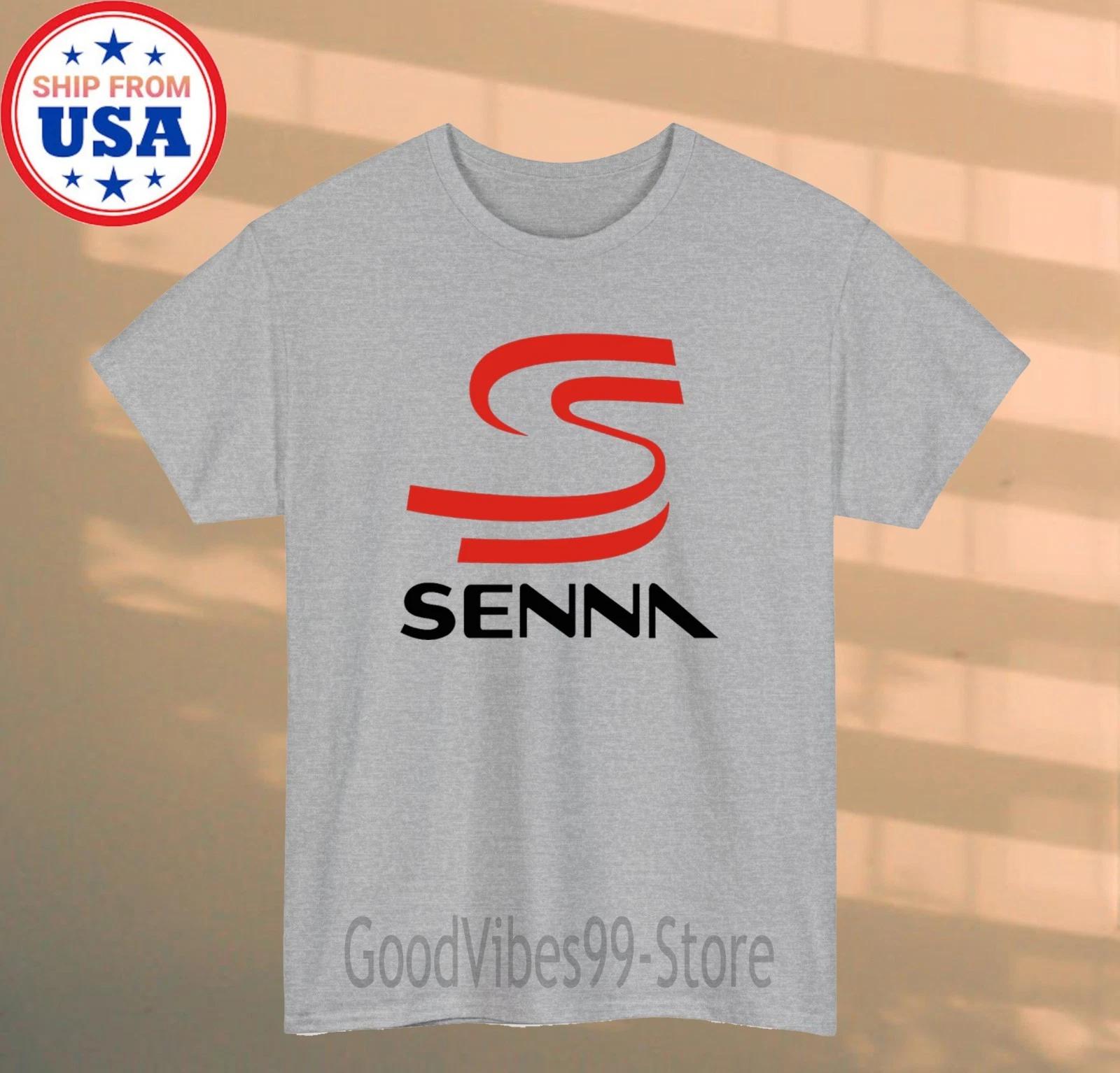 Ayrton Senna Men s Grey Size S-5XL S