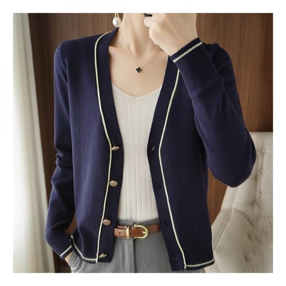 NaVaVa V Neck Long sleeVe Knit Cardigan Nk2288