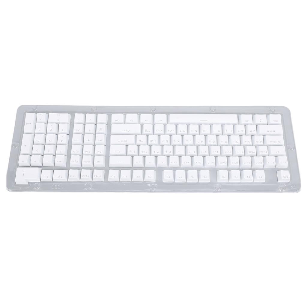 112 Keys Arabic Keyboard Keycaps Minimalist Style Mechanical Keyboard Keycaps for 61 64 68 84 87 96