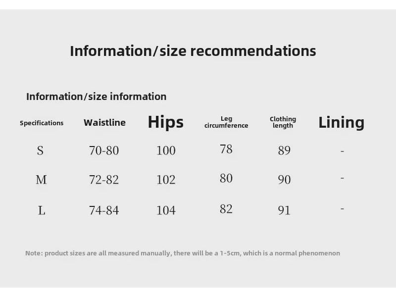 Juzhi 2024 Podzim/Zima Ležérní Volné Široké Korejské Kalhoty