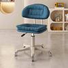 Reliable Beauty Stool Swivel Recliner with Casters for Home and Makeup