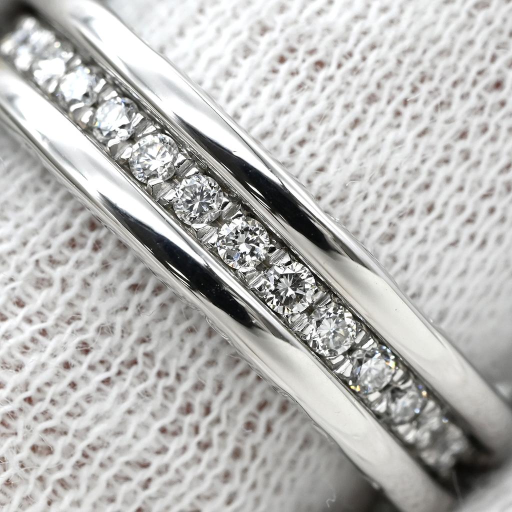 Bvlgari Be Zero One B-zero1 XS Pave DiamondRing Ring K18WG/diamond #12(JP Size) Array