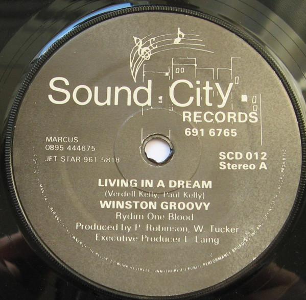 

7inch Record WINSTON GROOVY Living In A Dream SCD012 Sound City UK Reggae Ska Dub Used