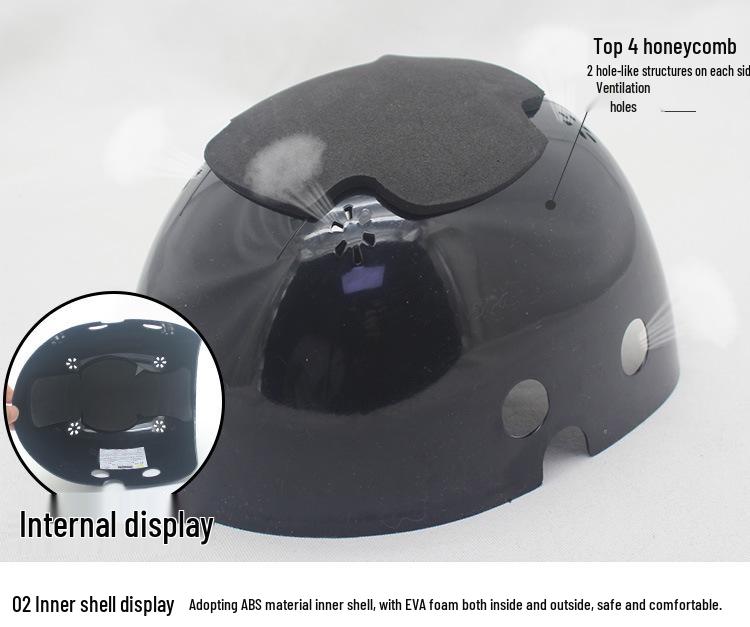 Capacete de Segurança Respirável Leve Anticolisão com Opção de Bordado