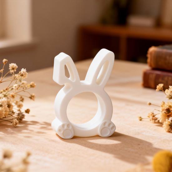 Bunny Silicone Mold Flexible Food Grade Mold for Chocolate Plaster & Resin Crafts Reusable Easy Release Candy Making Mold for DIY Gifts & Home Decor