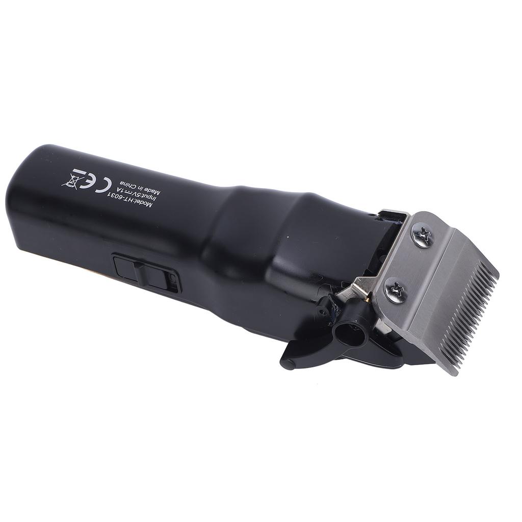 Electric Hair Clipper Adjustable Lever 2000mAh Professional Haircutting Clippers for Men with 4 Pcs Guide Combs Gradient Gold