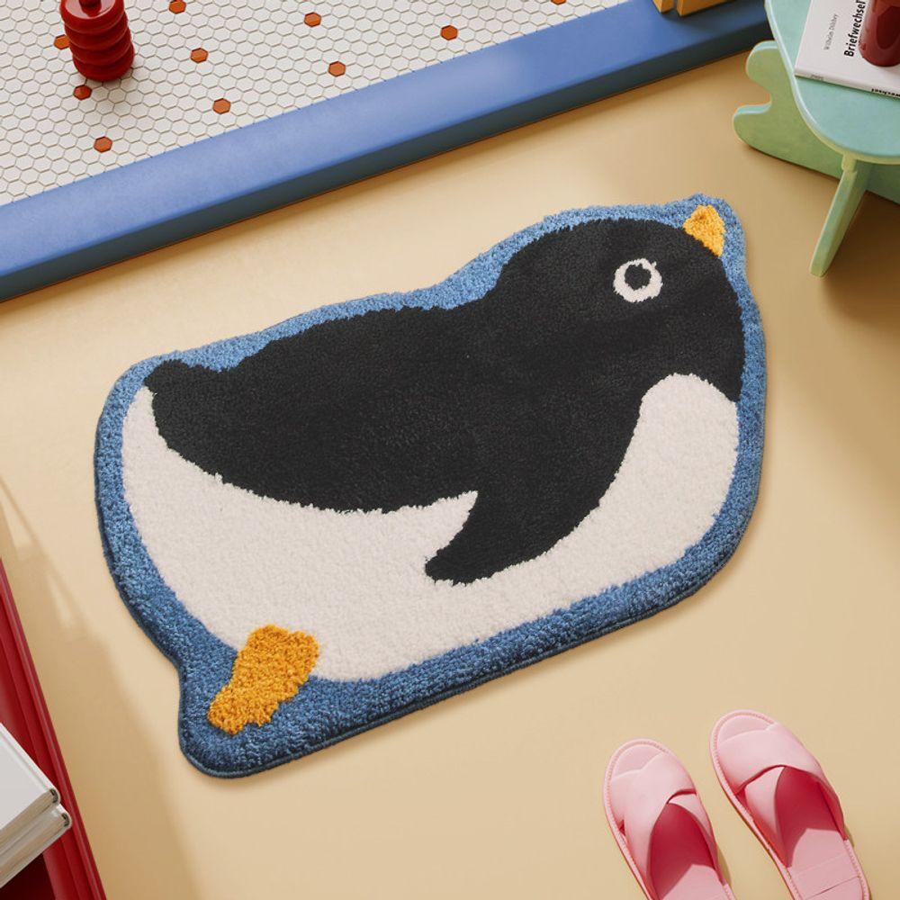 Bathroom Imitation Cashmere Floor Mat Cartoon Bathroom Waterproof Bedroom Living Room Dirt-Resistant Rug Home Decoration