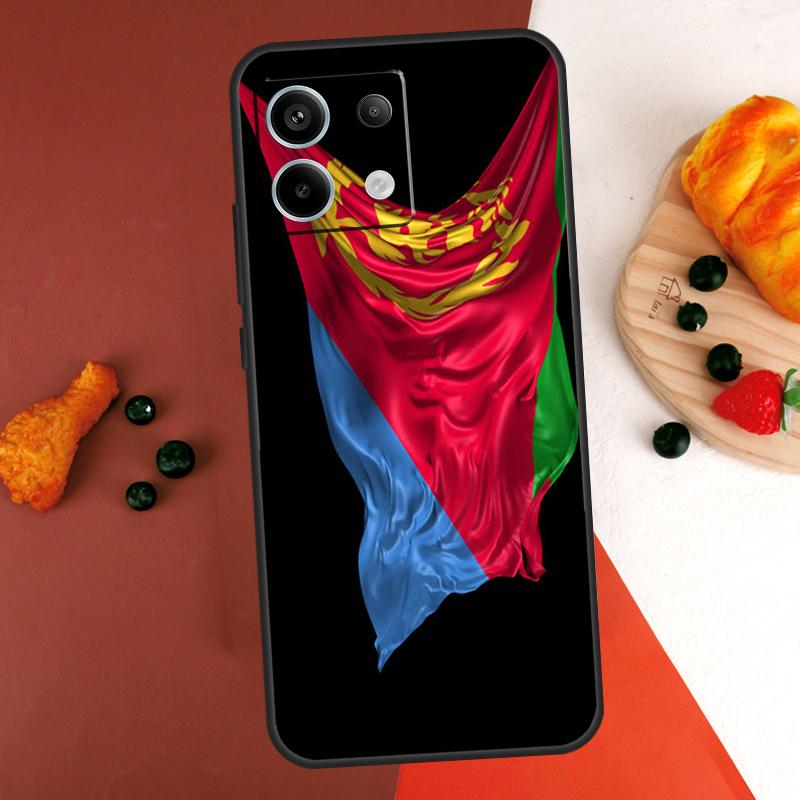 Eritrea Flagge Hülle Für Xiaomi Redmi Note 14 13 Pro 9 10 11 12 Pro 10S 11S 12S Redmi 14C 13C 10C 12C Hülle