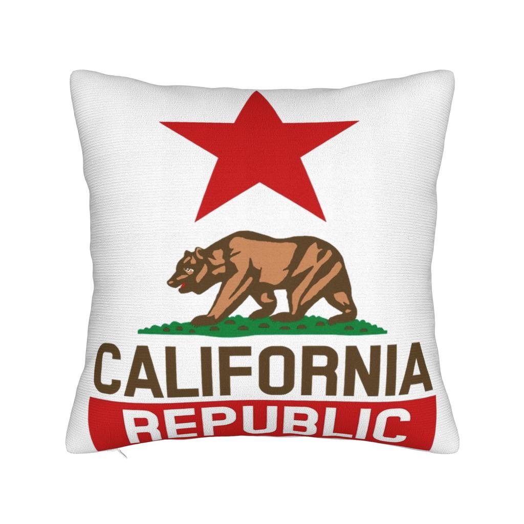 Republic California Pillow Covers Merch Printing Cushion Cover Decorations Throw Pillow Case Cover Home Multi Size