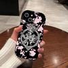 Retro Amor Engel 3D Welle Handyhülle Für iPhone 17 Air 16 15 14 13 12 11 Pro Max Plus Mini SE Stoßfeste Silikon-Rückseite