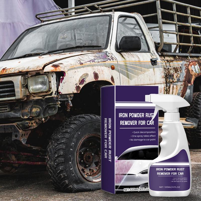 Rust Removal Spray Powerful Rust Stain Remover Iron Remover Spray Effective Iron Rust Remover Metal Rust Remover For Most