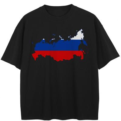 Streetwear Map Graphic T-Shirt Cotton Tshirt Unisex Tops Tees Short Sleeves T Shirt