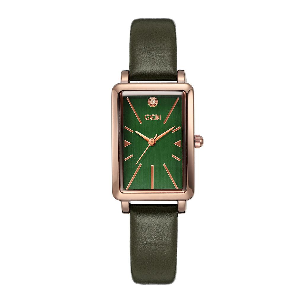 Retro Style Small Square Plate Women'S Watch Light And Small High-End Belt Watch Women'S Quartz Watch